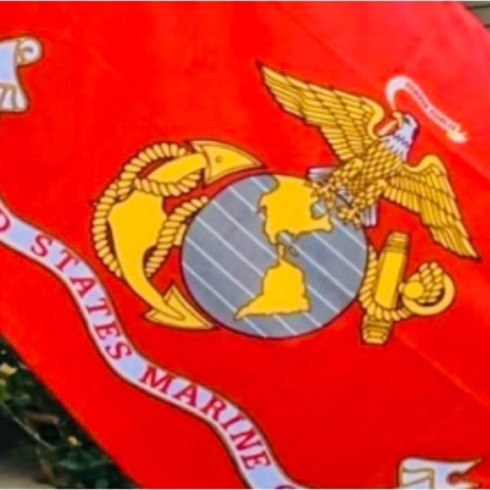 United States Marine Corps Red Flag | Proud Supporter of The US MARINES-SemperFi - Picture 3 of 5